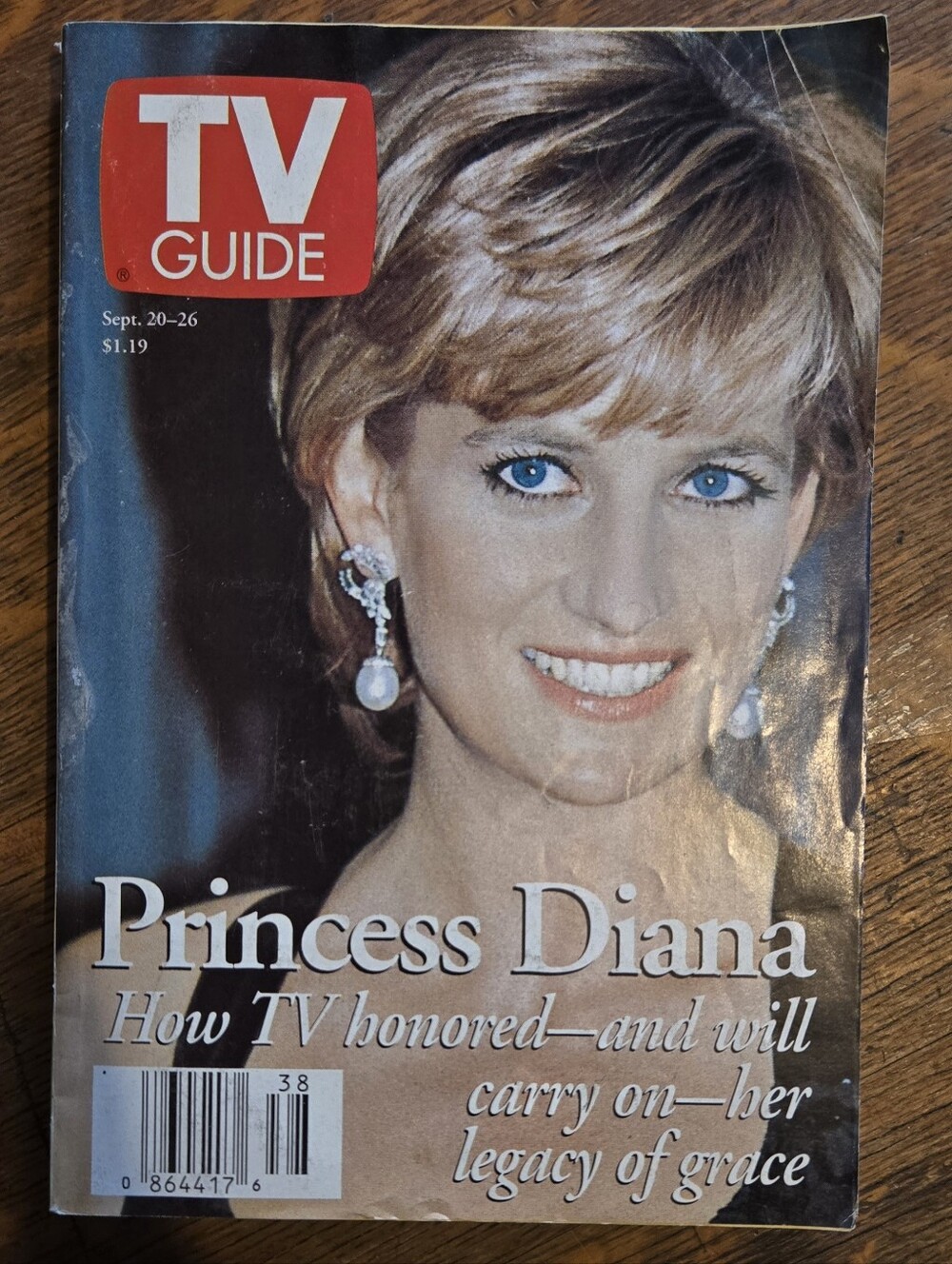 TV Guide Magazine Featuring Princess Diana